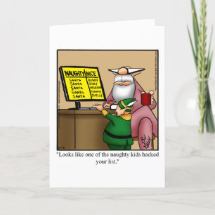 Christmas Humour Greeting Card