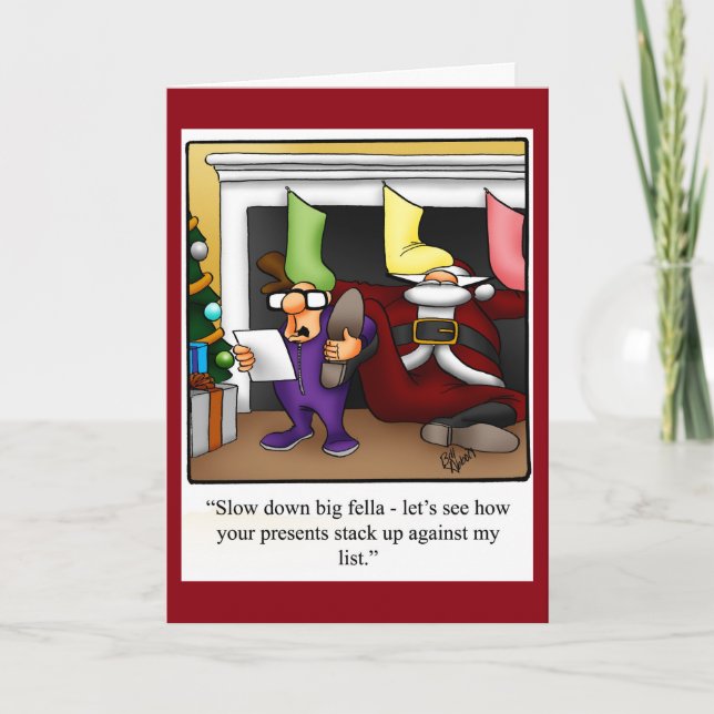 Christmas Humour Greeting Card "Spectickles" (Front)