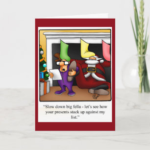Christmas Humour Greeting Card "Spectickles"
