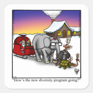 Christmas Humour Holiday Stickers