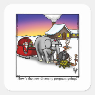 Christmas Humour Holiday Stickers