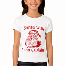 Christmas Humour Santa wait I can explain