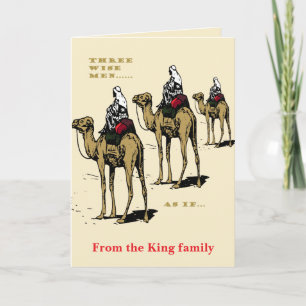 Christmas Humour Three Wise Men... As If Card