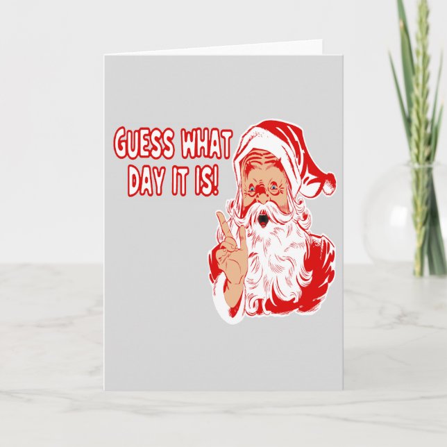 Christmas Hump Day Camel Card (Front)