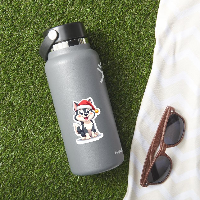 Christmas Husky Dog Lover Malamute (2) (HydroFlask Insitu)