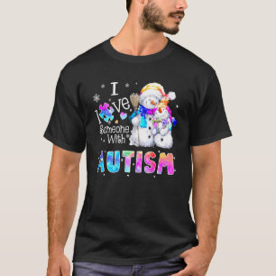 Christmas I Love Someone With Autism Awareness Sup T-Shirt