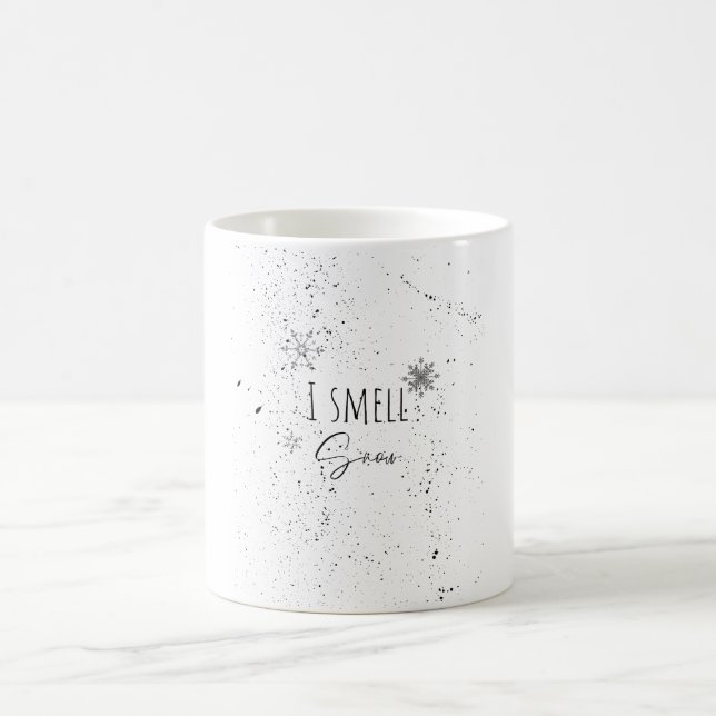 Christmas I smell snow Coffee Mug (Center)