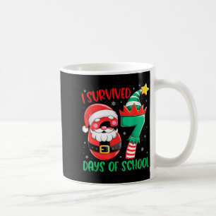 Christmas I Survived 67 Days Of School Funny Six S Coffee Mug