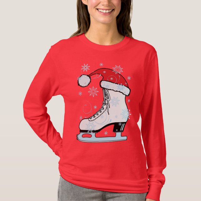 Christmas Ice Skate shirt (Front)