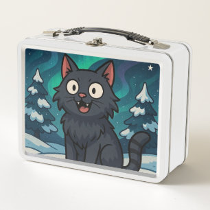 Christmas Icelandic Yule Cat  Metal Lunch Box