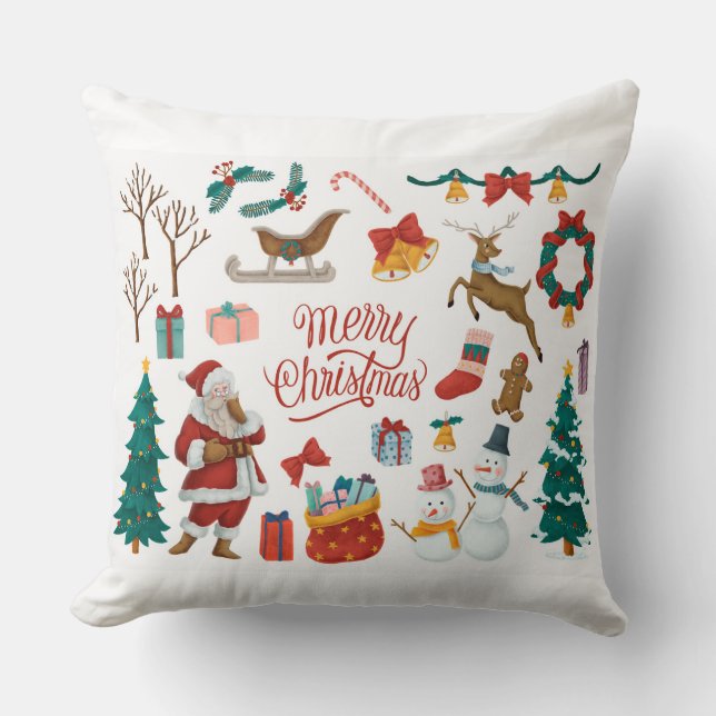 Christmas Icon Cushion (Front)