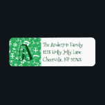 Christmas Icons Green Santa Elf Snowman Monogram<br><div class="desc">This Christmas pattern features classic cute holiday favourites in white outlines on a green background. Included in the pattern is Santa, elf, Christmas tree, snowman, reindeer, candy cane, stockings, wrapped gift, tree ornament, snowflake, star and ribbon in a bow. A sweet pattern that will be sure to add to your...</div>