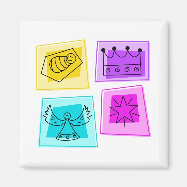 christmas icons magnet (Front)