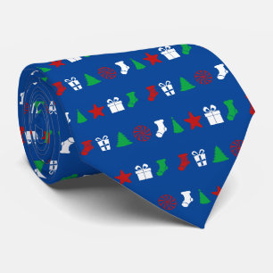 Christmas Icons (Tri-Colour) Tie