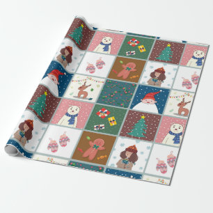 Christmas Illustration - Matte Wrapping Paper