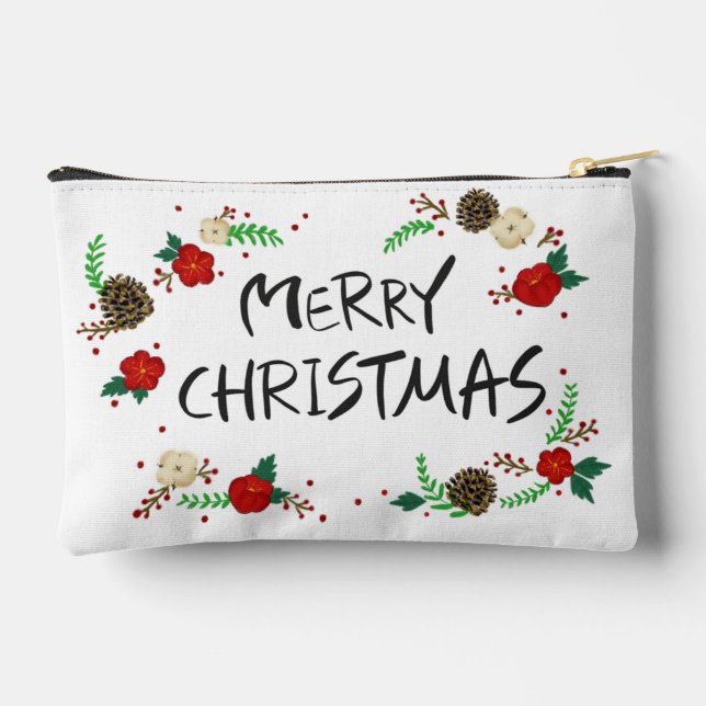 Christmas Illustration Toilet Pouch (Back)