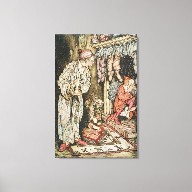 Christmas illustrations canvas print (Front)