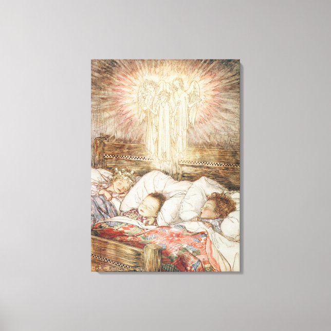 Christmas illustrations canvas print (Front)