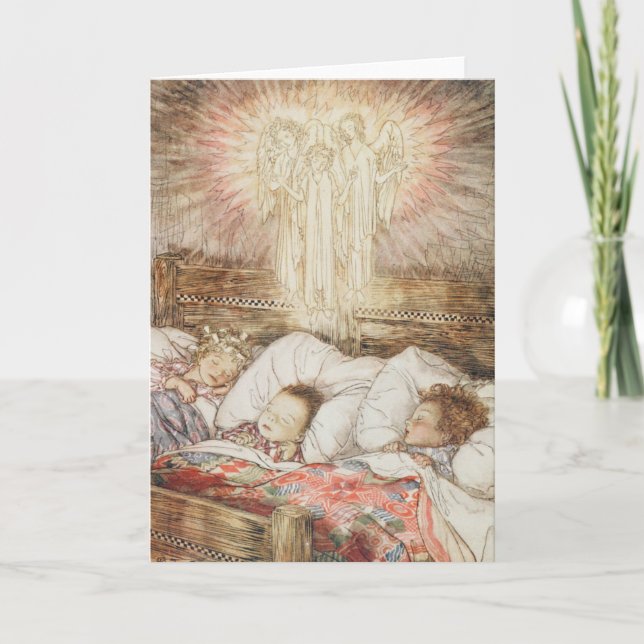 Christmas illustrations holiday card (Front)