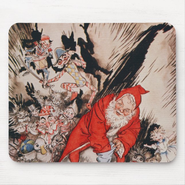 Christmas illustrations mouse mat (Front)