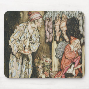 Christmas illustrations mouse mat