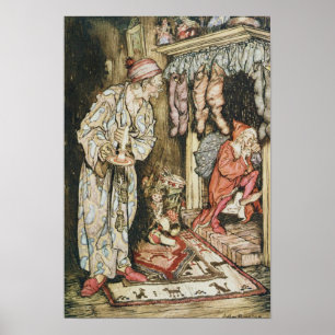 Christmas illustrations poster