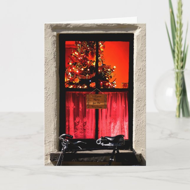 Christmas image for Christmas Tree in Window image Holiday Card (Front)