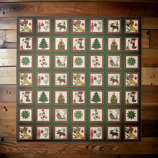 Christmas Images Ceramic Tile (Creator Uploaded)