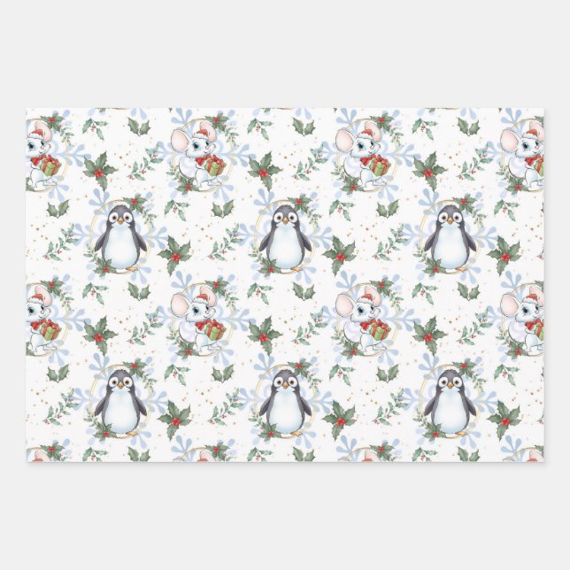 Christmas images Wrapping Paper (Front)
