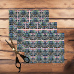 Christmas in a mountain village, polar lights  tissue paper<br><div class="desc">This tissue paper features a snow-covered village with brightly lit houses in the mountains,  surrounded by tall fir trees,  polar lights shining in the sky. Wonderful gift wrapping or decoupage paper!</div>