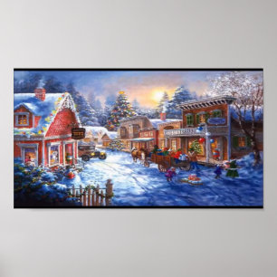 Christmas in a Small Town Poster
