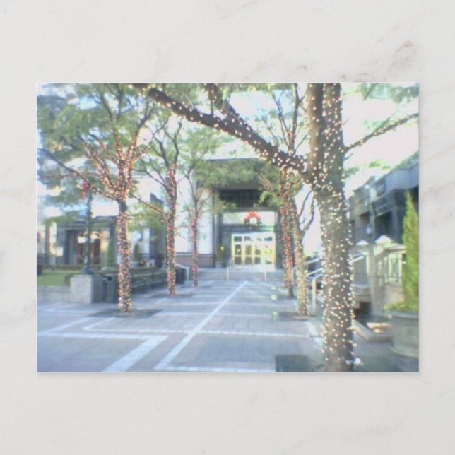 Christmas in Atlanta, GA Holiday Postcard (Front)