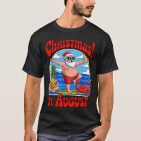 Christmas In August Summer Vacation Santa Men 