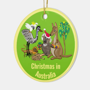 Christmas in Australia Ceramic Tree Decoration