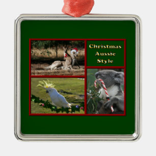 Christmas in Australia Metal Tree Decoration