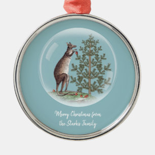 Christmas in Australia Metal Tree Decoration