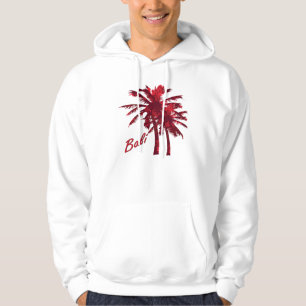 Christmas in Bali Batik 1 Palm Trees Hoodie