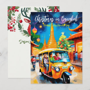 "Christmas In Bangkok" Greeting Card