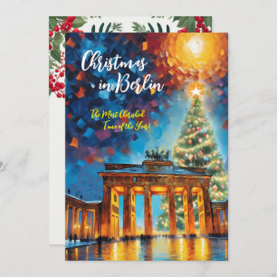 Christmas in Berlin Invitation Card