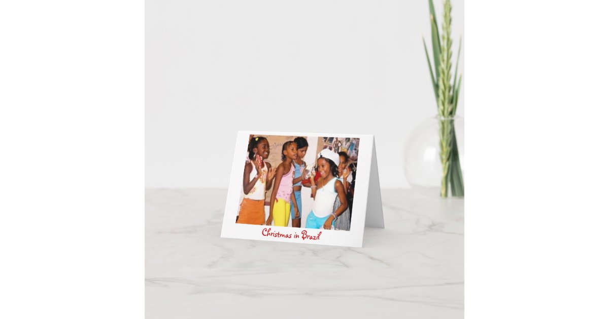 Christmas in Brazil card | Zazzle.co.uk