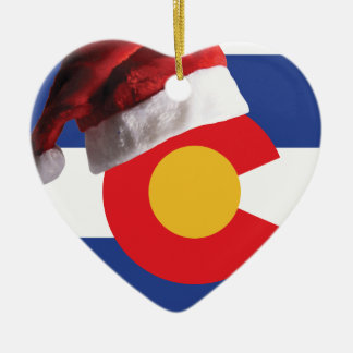 Christmas in Colorado Ceramic Tree Decoration