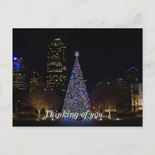 Christmas In Downtown Dallas Postcard