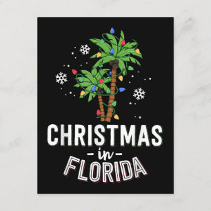 Christmas In Florida Deck The Palm Trees Family Va Enclosure Card