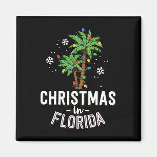 Christmas In Florida Deck The Palm Trees Family Va Magnet