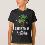 Christmas In Florida Deck The Palm Trees Family Va T-Shirt<br><div class="desc">Christmas In Florida Deck The Palm Trees Family Vacation</div>