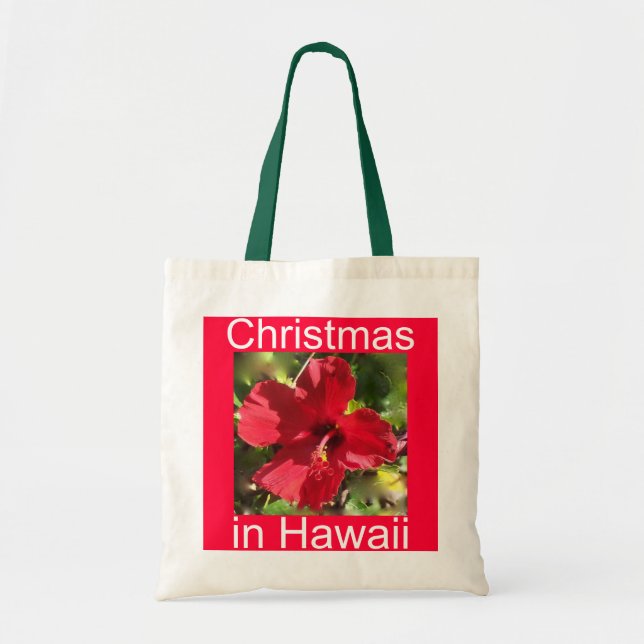 Christmas in  Hawaii Tote Bag (Front)