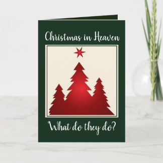Christmas in Heaven memorial,Christmas card