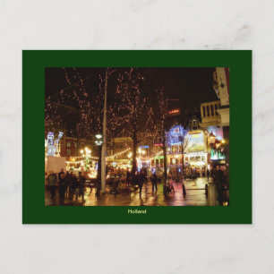 Christmas in Holland Holiday Postcard