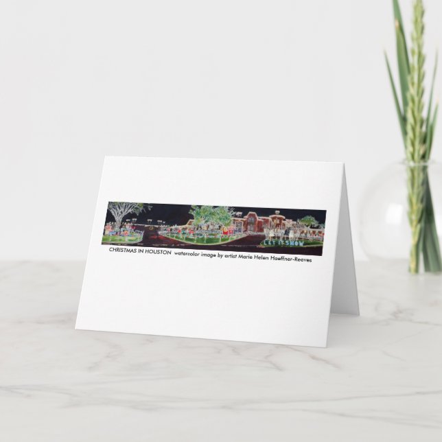 CHRISTMAS IN HOUSTON HOLIDAY CARD (Front)