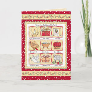 Christmas... In Jesus Name... Folded Card! Holiday Card